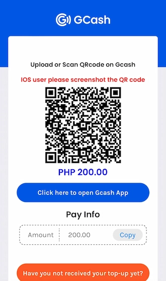 Step 4: Open your GCash wallet and make payment by scanning the QR code.