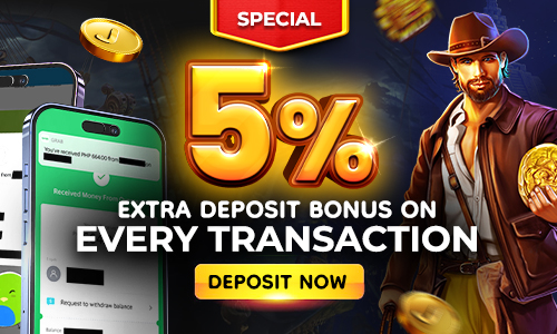 5% Extra Deposit Bonus